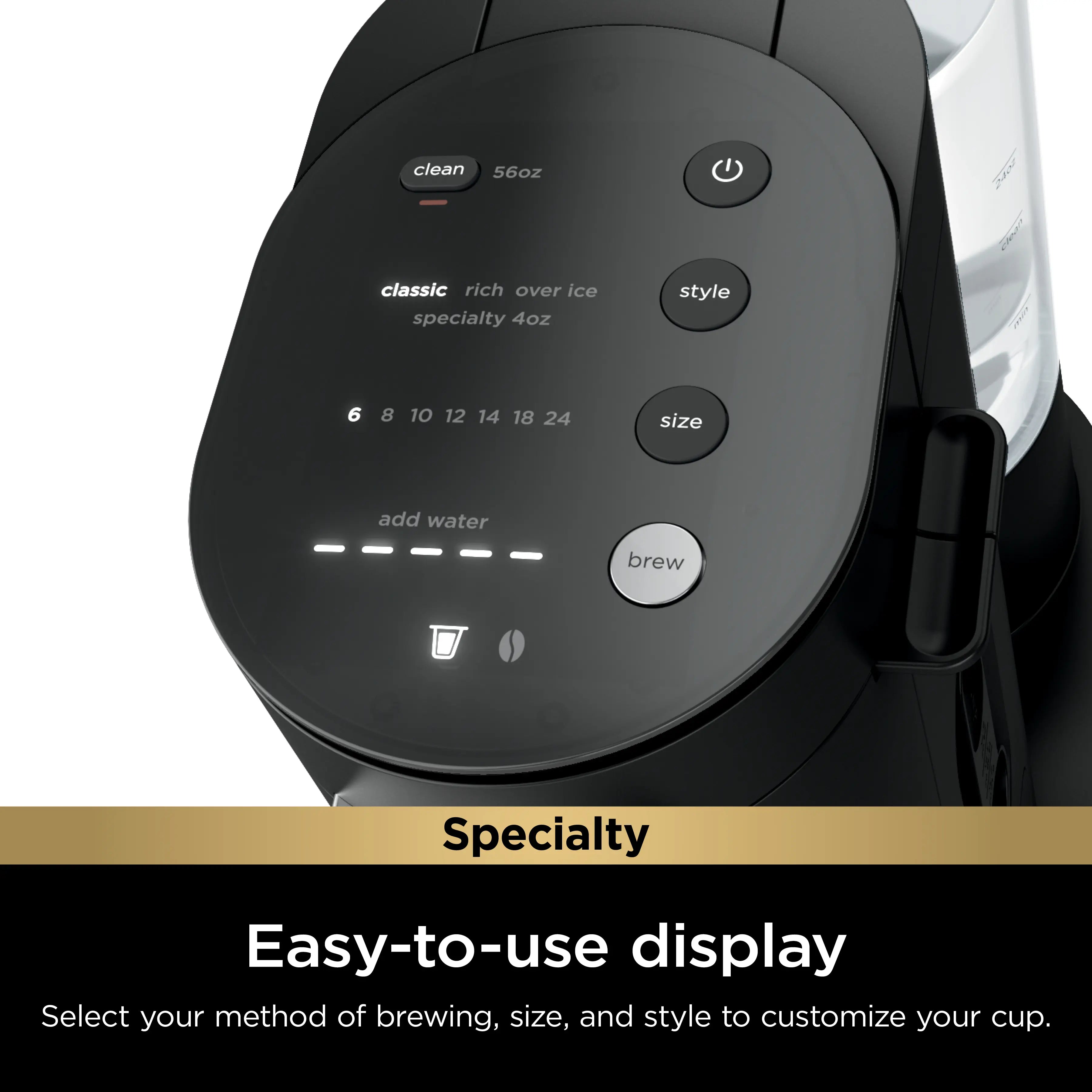 Single-Serve Pods & Grounds Specialty Coffee Maker