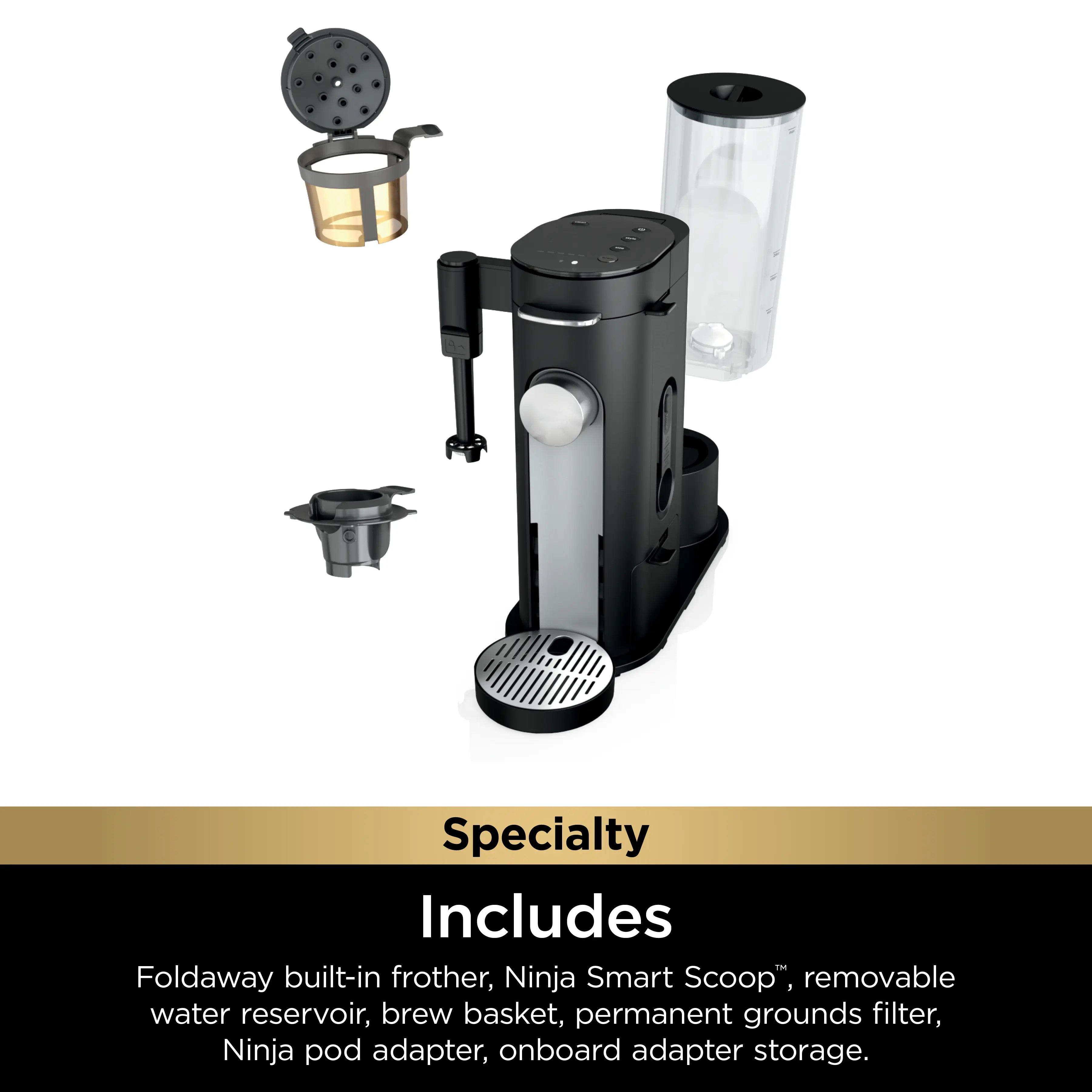 Single-Serve Pods & Grounds Specialty Coffee Maker